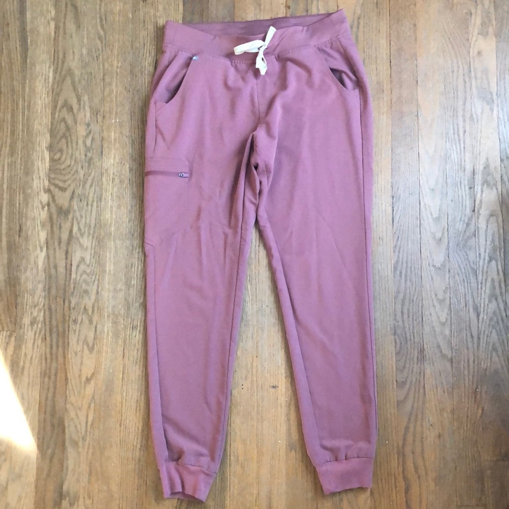 FIGS Mauve Zamora Jogger Scrub Pants (Medium-Tall)